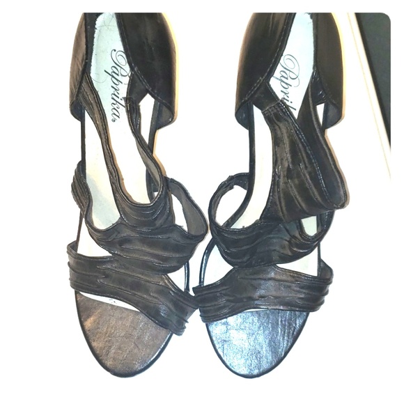 Size 10 Paprika Heels - Picture 1 of 2